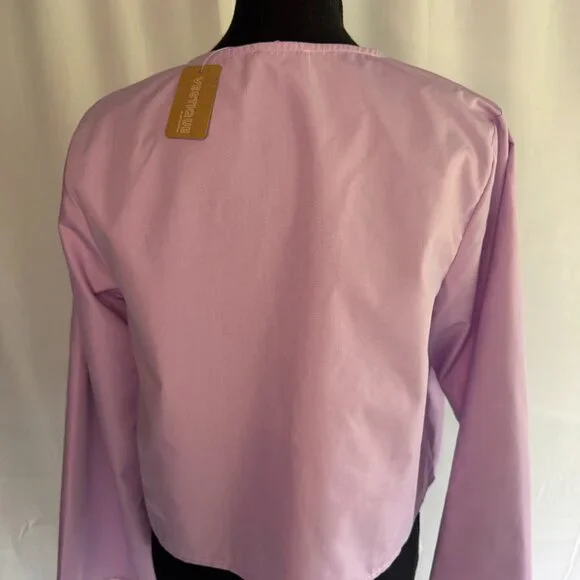 Vestique Lavender tie front bell Sleeve Tie The Knot Top Small- 356 - Picture 3 of 5